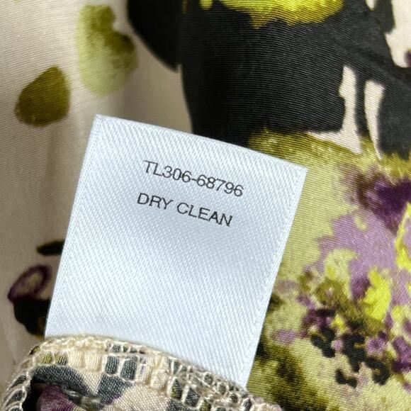 Pendleton Shirt Womens 8 Silk Watercolor Lightweight Button Front Longsleeve - Picture 6 of 8